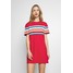 Tommy Jeans LOGO TEE DRESS Sukienka z dżerseju blush red TOB21C032