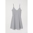 H&M Krótka sukienka z dżerseju 0496762005 Biały/Czarne paski