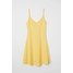 H&M Krótka sukienka z dżerseju 0496762005 Żółty
