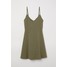 H&M Krótka sukienka z dżerseju 0496762005 Zielony melanż