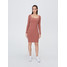 Sinsay Mini sukienka z kwadratowym dekoltem YD022-29X