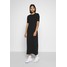 Calvin Klein MIDI DRESS Długa sukienka calvin black 6CA21C01Q
