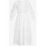 maje RAVIANE Długa sukienka blanc MAL21C07C
