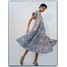 Reserved Sukienka z bawełny organicznej z kwiatowym printem YL719-MLC