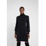 J.CREW SUPERSOFT TURTLENECK DRESS Sukienka dzianinowa black JC421C03V