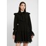 NA-KD SMOCKED FLOUNCE DETAIL DRESS Sukienka letnia black NAA21C09C