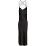 Topshop MIDI SLIP Sukienka letnia black TP721C18B