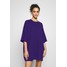 Weekday HUGE DRESS Sukienka z dżerseju dark purple WEB21C006