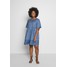 CAPSULE by Simply Be LIGHTWEIGHT DRESS Sukienka letnia blue CAS21C014