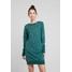 Ragwear MENITA FLOWERS Sukienka letnia green R5921C05M