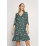 Wallis DITZY FLORAL RUFFLE FLUTE DRESS Sukienka letnia green WL521C0SO