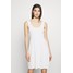 M Missoni SLEEVES DRESS Sukienka dzianinowa white MM321C063