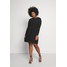New Look Curves CRINKLE SMOCK MINI Sukienka z dżerseju black N3221C0AE