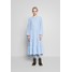 Monki ZAM DRESS Długa sukienka light blue MOQ21C06Y