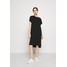 KARL LAGERFELD CADY DRESS SNAP DETAILS Sukienka letnia black K4821C023