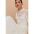 H&M Sukienka z bufiastym rękawem 0866587001 Biały