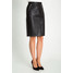 Quiosque Skórzana czarna spódnica z zamkami 7GW002299