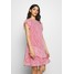 Lauren Ralph Lauren Petite CAP SLEEVE-DAY DRESS Sukienka letnia berry sorbet/col cream LAR21C02L