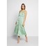 Glamorous SATIN BUTTON FRONT MIDI DRESS Sukienka letnia sage green GL921C0L4