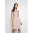 WAL G. LACE DETAIL MIDI DRESS Sukienka koktajlowa blush pink WG021C0HP
