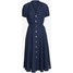 Polo Ralph Lauren SHORT SLEEVE CASUAL DRESS Sukienka koszulowa newport navy PO221C06J