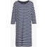 Marc O'Polo DRESS 3/4 SLEEVE ROUND NECK STRIPED Sukienka letnia silent sea MA321C0HT