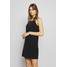 Calvin Klein Jeans MONOGRAM SLIP DRESS Sukienka letnia black C1821C051