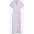 Monki ENLIE WRAP DRESS Sukienka letnia lilac MOQ21C07A
