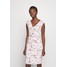 Lauren Ralph Lauren MATTE DRESS Sukienka letnia cream/pink L4221C107