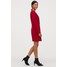 H&M Sukienka żakietowa 0815026002 Czerwony