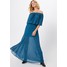 Carolina Cavour Sukienka 'Maxi Crinckle dress with elastic Boat Neck and elastic Waist' CCA0042001000001
