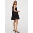 H&M Trapezowa sukienka 0880738002 Czarny