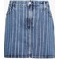 Calvin Klein Jeans Plus HIGH RISE MINI SKIRT Spódnica mini light blue C2Q21B000