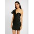 Missguided PREMIUM BANDAGE DETAIL BANDEAU MINI DRESS Sukienka koktajlowa black M0Q21C1FR