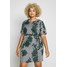 Dorothy Perkins Curve FLORAL CHECK TUNIC Sukienka letnia multi coloured DP621C0EP