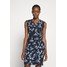 Lauren Ralph Lauren MATTE DRESS Sukienka etui dark blue/lilac L4221C0YL