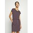 Vero Moda VMAPRIL SHORT DRESS Sukienka z dżerseju night sky/kathy VE121C1DU