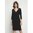 Lauren Ralph Lauren MID WEIGHT DRESS Sukienka etui black L4221C0VQ