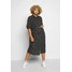 Simply Be MIDI DRESS Sukienka koszulowa black SIE21C04K