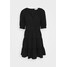 MICHAEL Michael Kors V NECK PUFF DRESS Sukienka letnia black MK121C0FK