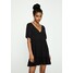 PULL&BEAR STICKEREIEN Sukienka letnia black PUC21C0IF