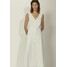 Massimo Dutti MIT KNÖPFEN UND V-AUSSCHNITT Sukienka koszulowa white M3I21C09U