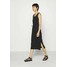 Calvin Klein TIE WAIST MIDI DRESS Sukienka etui black 6CA21C01N
