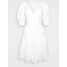 MICHAEL Michael Kors V NECK PUFF DRESS Sukienka letnia white MK121C0FK