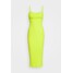 Glamorous BODYCON MIDI DRESS Długa sukienka neon lime GL921C0LP