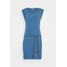 Ragwear Sukienka z dżerseju blue R5921C072