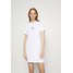 Calvin Klein Jeans CENTER MONOGRAM DRESS Sukienka z dżerseju bright white C1821C05O