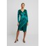 Closet DRAPE SKIRT WRAP DRESS Sukienka letnia green CL921C0LI