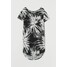H&M Krótka sukienka typu T-shirt 0843687002 Czarny/Batik