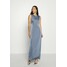 NA-KD BACK DETAIL MAXI DRESS Suknia balowa stone blue NAA21C0C4